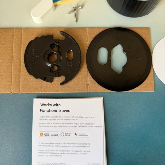 August Home 4th Gen Matte Black Wi-Fi Smart Door Lock, No Batteries Included - Picture 15 of 16